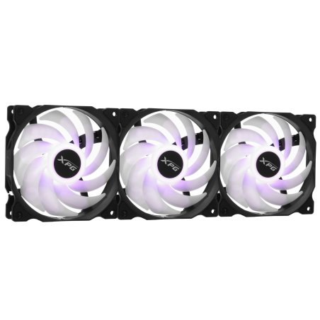Комплект вентиляторов для корпуса ADATA XPG VENTO 120 ARGb PWM черный, 120 мм, 1850 об/мин, 21 дБ, 4 pin