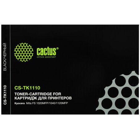Картридж лазерный Cactus CS-TK1110BK черный (2500 стр.) для Kyocera Mita FS 1020MFP/1040/1120MFP
