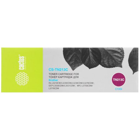 Картридж лазерный Cactus CS-TN213C голубой (1400стр.) для Brother HL 3230/DCP3550/MFC3770