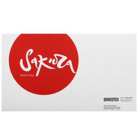 Картридж лазерный Sakura Q5949X/Q7553X HPLaserJet 1320/1320n/1320nw/1320t/1320tn/M3390mfp/M3392mfp P2015/M2727nfMFP/M2727mfsMFP, черный, 6000 к.