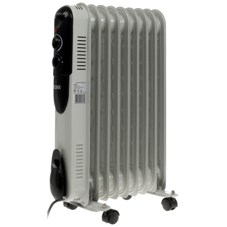 Масляный радиатор Ресанта ОМПТ- 9Н 67/3/4 2,0кВт, 450 140 650, 9 секций, 9,7 кг