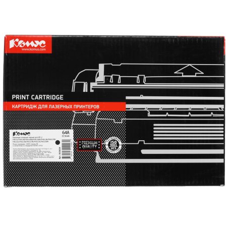 Картридж лазерный HP CC364A черный LJ P4014/4015/4515 (10000стр.)