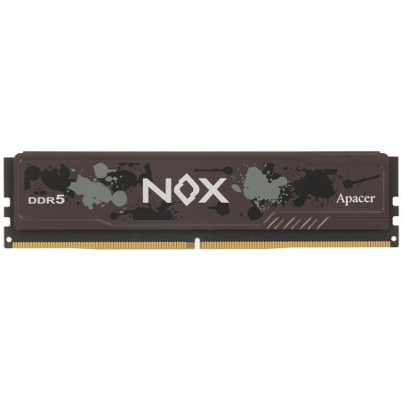 Оперативная память Apacer Nox, DDR5, 16Gb (1x16 Gb), 5200 MHz, CL40, DIMM, радиатор, черный
