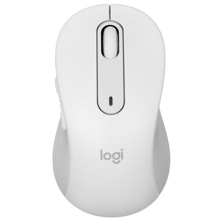 Мышь беспроводная Logitech Signature M650 L белый, 4000 dpi, радиоканал, Bluetooth, USB, кнопки - 5