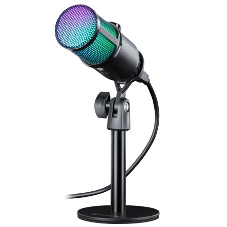 Игровой стрим микрофон Defender Glow GMC 400 USB, провод 1.3 м