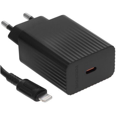 Сетевое зарядное устройство BOROFONE (6941991122712) BAS73Aia 1Type-C 3.0A PD20W Black