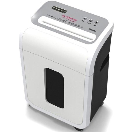 Шредер Gladwork Dream P-14M белый/черный (секр.P-5) перекрестный 17лист. 20лтр. скрепки скобы пл.карты