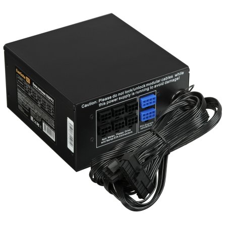 Блок питания ExeGate 650PPX RTL (EX259612RUS), 650Вт, 140мм, модульный, черный