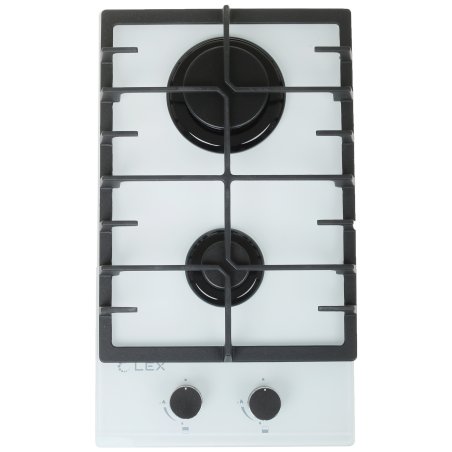 Газовая варочная панель LEX GVG 321 белый4000Вт 2 комфорки белый