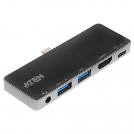Док-станция ATEN UH3240-AT, USB, HDMI, HDMI/Ethernet/USB-A/USB-C/SDXC/SDHC/SD/microSDXC/microSDHC/microSD, USB Type-C
