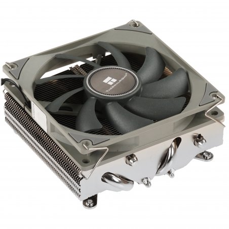 Кулер для процессора Thermalright AXP-90 X53 Full (4-pin PWM, 38mm, Cu/Cu, 4x6mm, 1x92mm, 42.58CFM, 22.4dBA, 2700RPM, S: 1851/1700/1200/115X, AM5/AM4, orange, red)