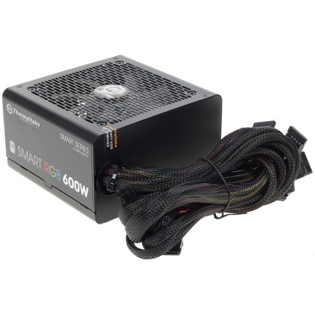 Блок питания Thermaltake Smart RGb (PS-SPR-0600NHSAWE-1), 600Вт, 80 PLUS, 120мм, черный