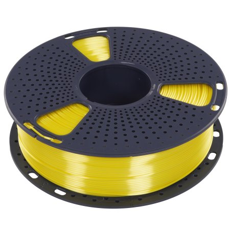 Филамент NVPrint Silk PLA+ Yellow для 3D печати диаметр 1.75мм длина 330 метров масса 1 кг