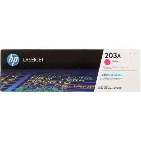 Картридж лазерный HP CF543A (HP 203A) пурпурный для HP LaserJet M254/M280/M281 1300 страниц.