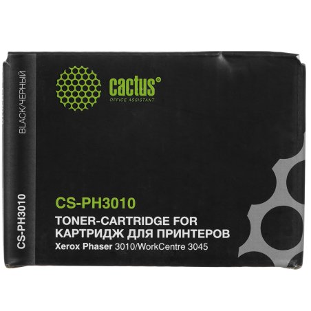 Картридж лазерный Cactus CS-PH3010 (106R02181) черный (1000 стр.) для Xerox Phaser 3010/WorkCentre 3045