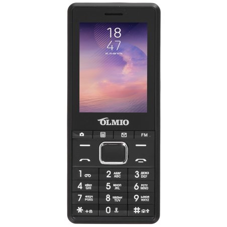 Мобильный телефон OLMIO F28 Duos черный
