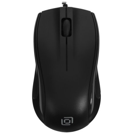 Мышь проводная Oklick 185M черный, 1200 dpi, USB, кнопки - 3