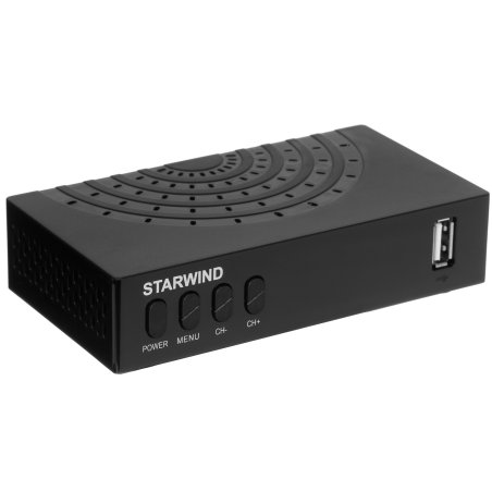 Ресивер DVB-T2 Starwind CT-220 черный