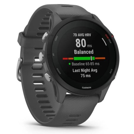 Смарт-часы Garmin Forerunner 255 темно-серый 45,6мм