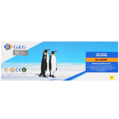 Картридж лазерный G&G GG-C069HY (069H) желтый (5500 стр.) для Canon I sensys LBP673CDW/MF754CDW/MF752CDW(EUR)/imageCLASS MF756Cx(AP)/LBP674CDW/MF753CDW/MF751CDW(US)