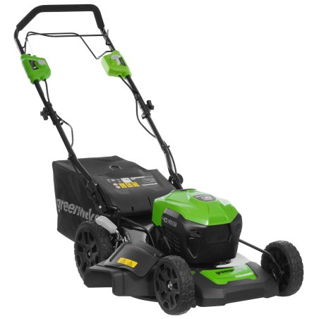 Газонокосилка аккумуляторная GreenWorks GD40LM46SP 40В, 46см, самоходная (без аккумуляторной батареи и зарядного устройства) (2506807)