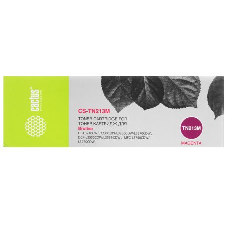 Картридж лазерный Cactus CS-TN213M пурпурный (1300стр.) для Brother HL 3230/DCP3550/MFC3770