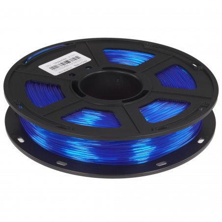 Филамент NVPRINT TPU Trans. Blue для 3D печати диаметр 1.75мм длина 165 метров масса 0,5 кг