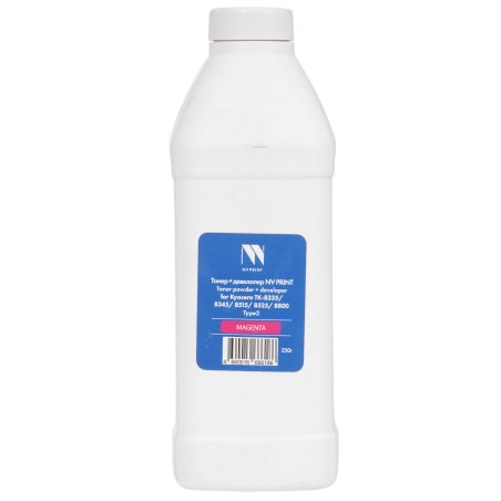 Тонер + девелопер NVPrint для Kyocera ТК-8335/8345/8515/8525/8800 Type2 (250г) Magenta совместимый