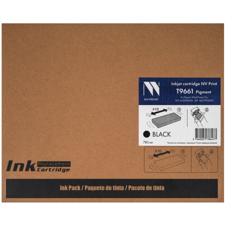 Картридж струйный NVPrint T9661 для Epson WorkForce Pro WF-M5299DW, WF-M5799DWF