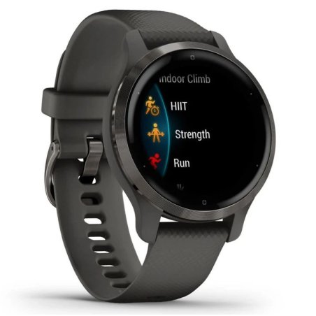 Смарт-часы Garmin Venu 2S AMOLED корп.розовое золото рем.белый разм.брасл.:110-175мм (010-02429-13)