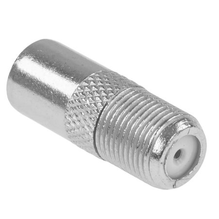 Переходник антенный, (гнездо F - штекер TV), (1шт.) (пакет) PROconnect
