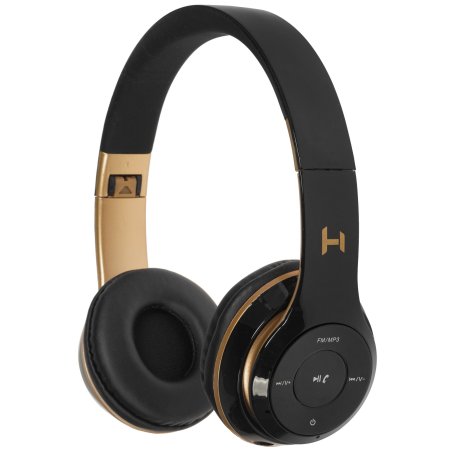 Наушники Harper HB-213 20-20000 Гц 88 дБ 32 Ом 200мА черный/золотой