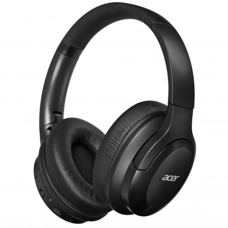 Беспроводные/проводные наушники Acer OHR304 черный, полноформатные, Bluetooth + проводной, активное шумоподавление, до 16 ч