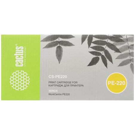 Картридж лазерный Cactus CS-PE220 (013R00621) черный (3000 стр.) для Xerox WorkCentre PE 220