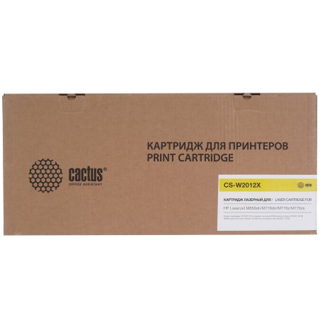 Картридж лазерный Cactus CS-W2012X (659X) желтый (29000 стр.) для HP LJ M856dn/M776dn/M776z/M776zs