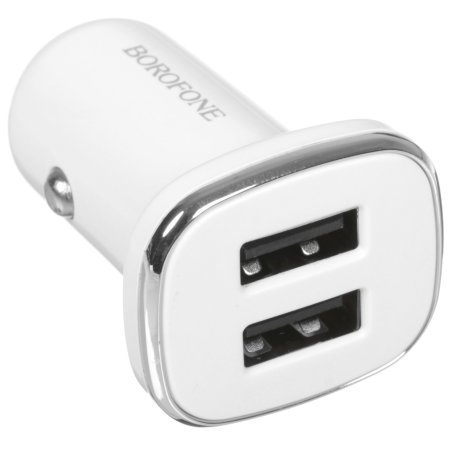 АЗУ BOROFONE (6931474708649) BZ12 белый 2USB 2.4A