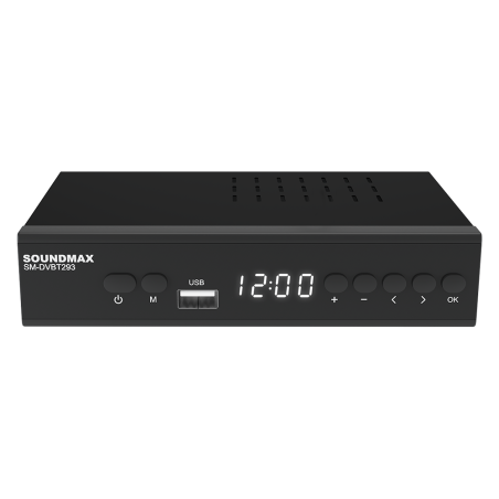 Приставка для цифрового ТВ SOUNDMAX SM-DVBT284 черный