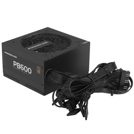 Блок питания Powercase PB600 (80 Plus Bronze, ATX 2.31, 600W, APFC, DC-DC, 120мм Fan) / PS-600B-DC