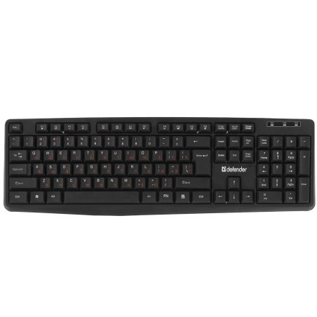 Клавиатура проводная Defender Concept HB-164, USB, черный