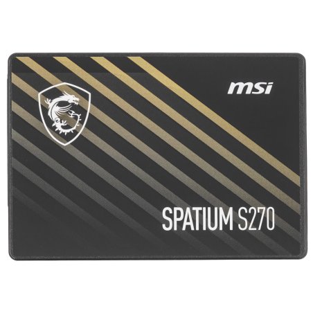 Накопитель SSD MSI SPATIUM S270, 960Gb, 2.5", SATA III, R/W 500/450