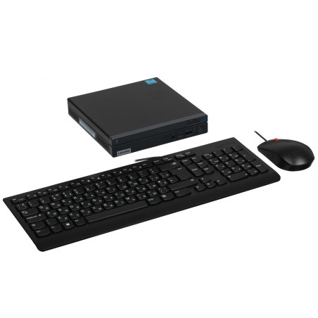 Неттоп Lenovo ThinkCentre Neo 50q Gen 4 i3 1215U (1.2) 16Gb SSD 512Gb UHDG без ОС GbitEth WiFi BT 65W мышь клавиатура черный (12LN003LGP/16)