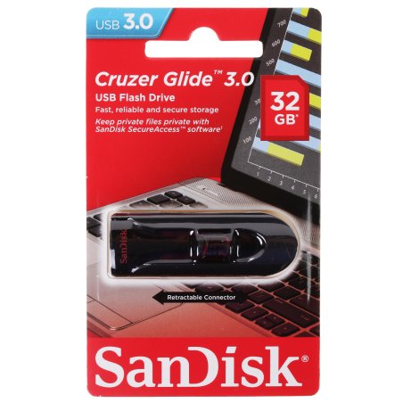 Флешка USB Sandisk 32Gb Cruzer Glide SDCZ600-032G-G35 USB 3.0 черный