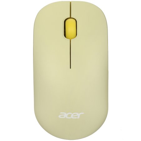 Мышь беспроводная Acer OMR205 зеленый/желтый, 1200 dpi, радиоканал, USB, кнопки - 3