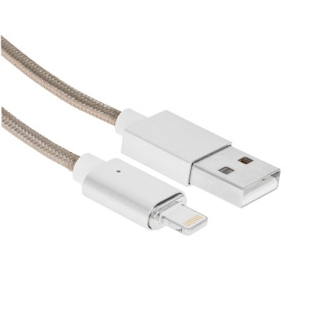 Кабель Cablexpert магнитный USB2.0 CC-USB2-AMLMM-1M, AM/ iPhone lightning, магнитный кабель, 1м, алюминиевые разъемы, коробка