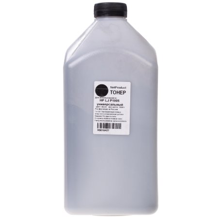 Тонер HP LJ P1005/P1505/ProP1566/ProP1102 (NetProduct) 60 г, банка