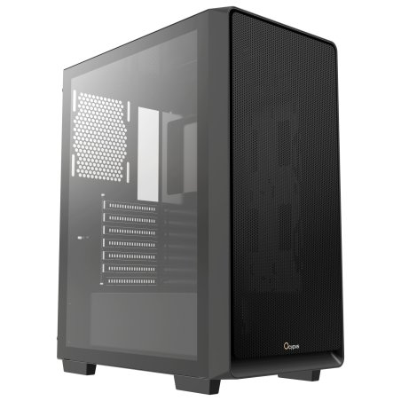 Компьютерный корпус Ocypus Gaммa C60 BK ATX / win / black / no PSU / Tempered Glass