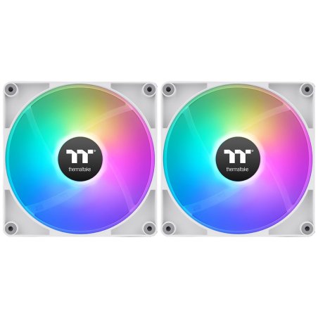 Вентилятор для корпуса Thermaltake CT140 Sync Reverse ARGB 140х140x25 черный 4-pin 32.8дБ (упак.:2шт) (CL-F174-PL14SW-A) Ret