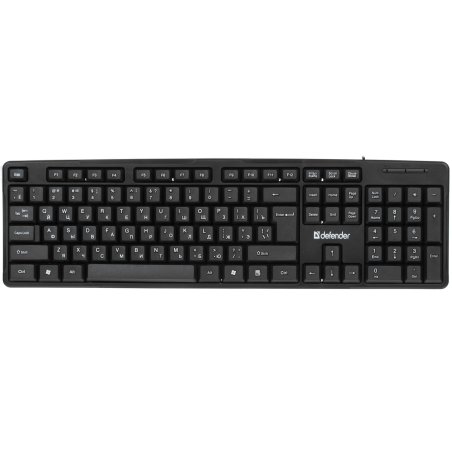 Клавиатура проводная Defender Next HB-440 RU, USB, черный