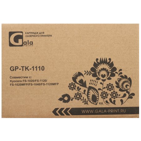 Картридж GalaPrint совместимый TK-1110 для Kyocera Mita 1040/1020/1120 2500к GP