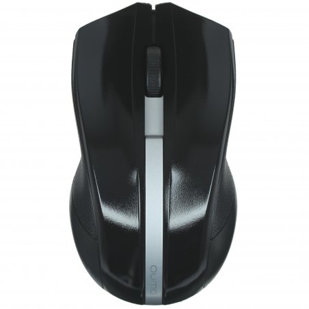Мышь беспроводная Qumo Office M15 Style черный, 1000 dpi, радиоканал, USB, кнопки - 3